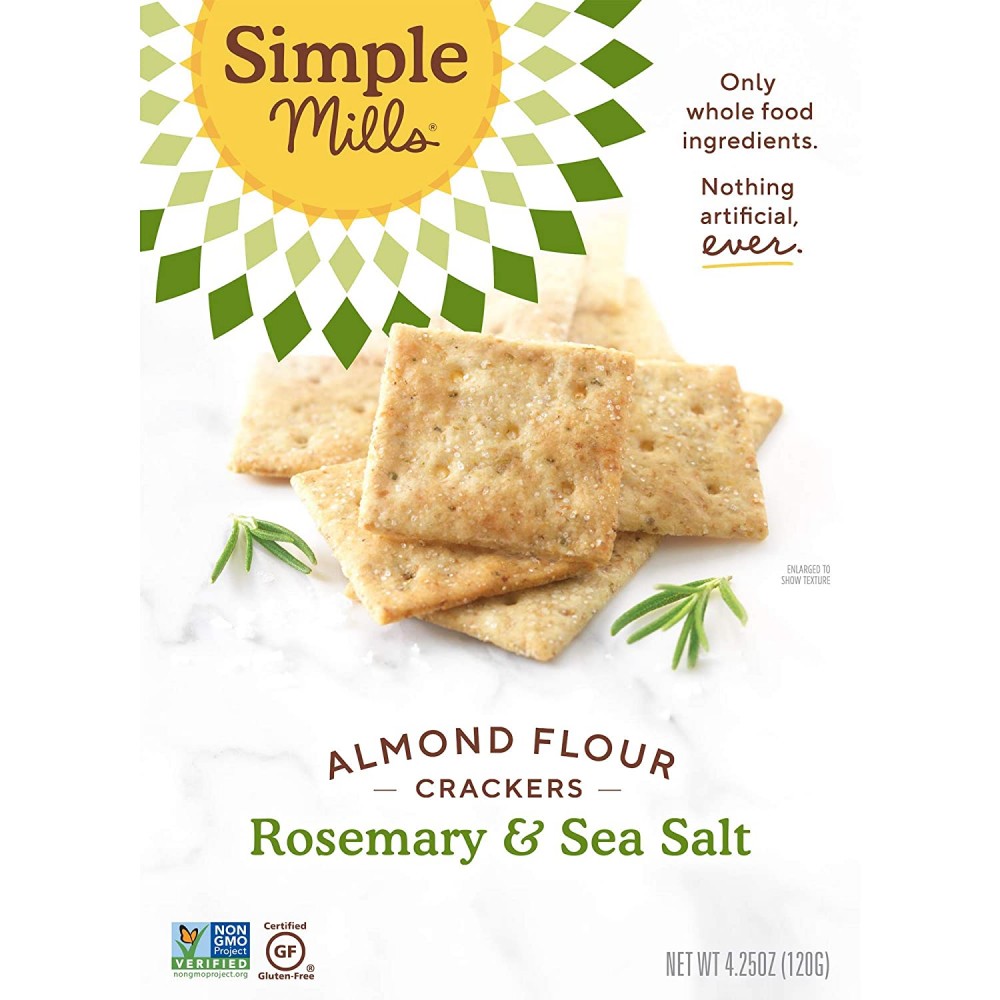 Simple Mills Rosemary & Sea Salt Crackers (6X4.25 OZ)