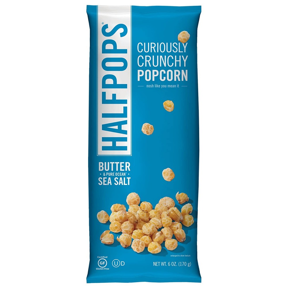 Halfpops Butter and Pure Ocean Sea Salt (15x1.4 OZ)