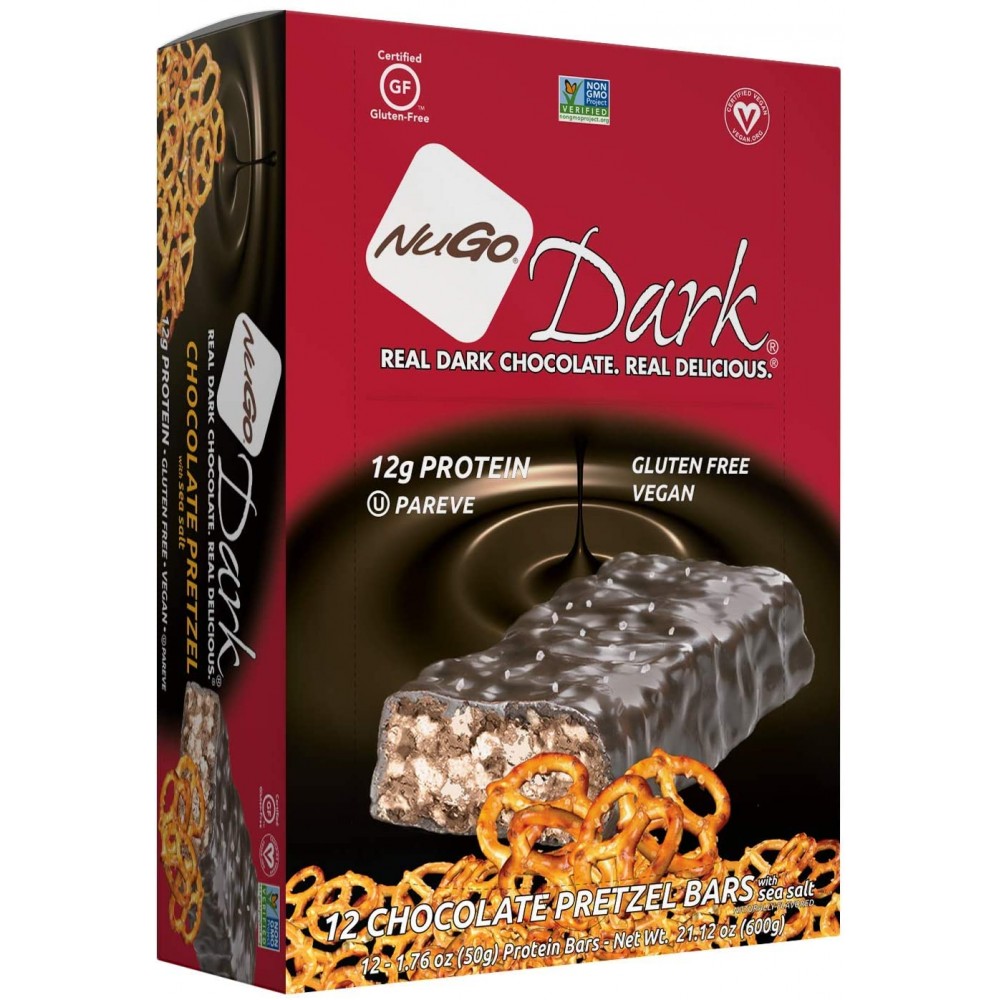 Nugo Chocolate Pretzel Bars (12x1.76Oz)