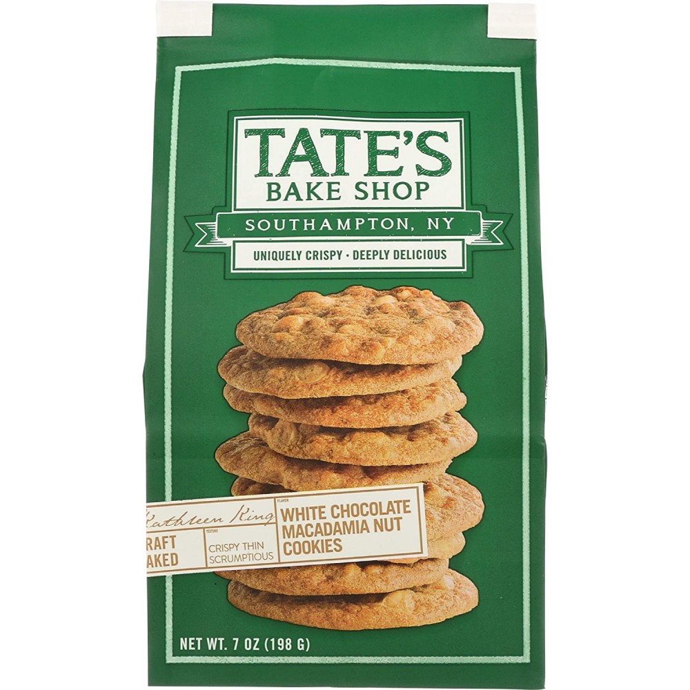 Tate's Bake Shop Macadma WhtChocolate Cookie (12x7OZ )