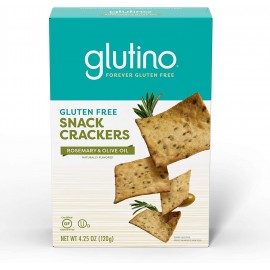 Glutino Rosemary & Olive Oil Crackers (6x4.25 Oz)