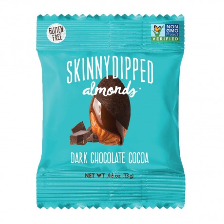 Wild Things Mini Skinny Dipped Almonds in Dark Chocolate Cocoa (48x0.46 OZ)