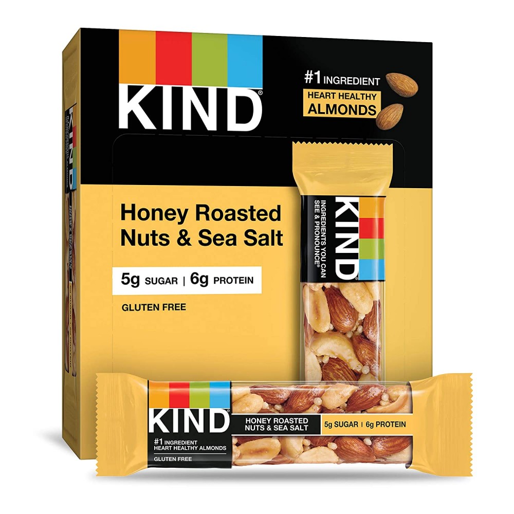 Kind Honey Roasted Nuts & Sea Salt Bar (12x1.4 OZ)