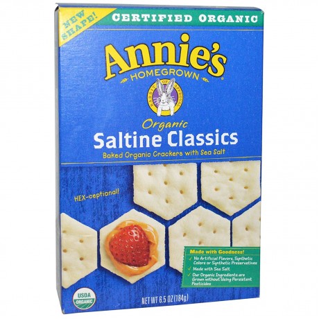 Annie's Homegrown Saltine Bunny Cracker (12x6.5 Oz)