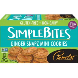 Pamela's Ginger Simple Bites Gluten Free (6x7 Oz)