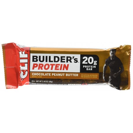 Clif Bar Builder's Bar Crunchy Peanut Butter (12x2.4Oz)