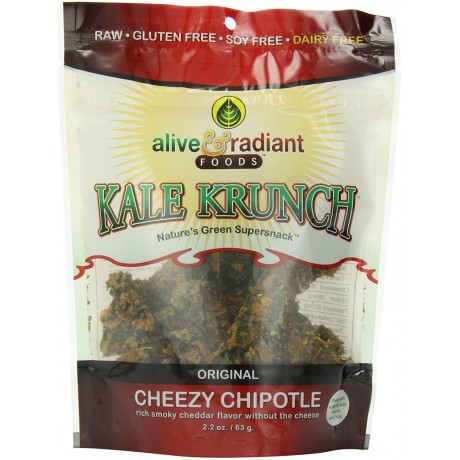 Alive & Radiant Foods Kale Krunch Cheezy (12x2.2OZ )