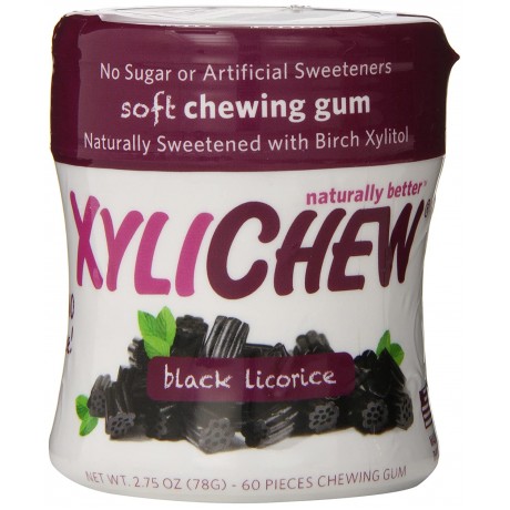 Xylichew Black Licorice (4x60 PC)