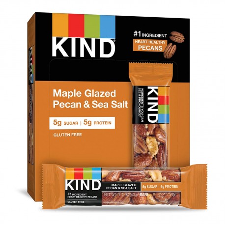 Kind Mapple Glzd Pecan/SeaSalt (12x1.4OZ )