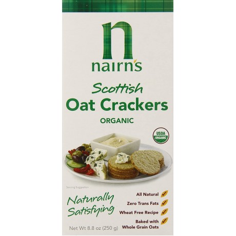 Nairn's Organic Oat Cake Crackers (12x8.8Oz)