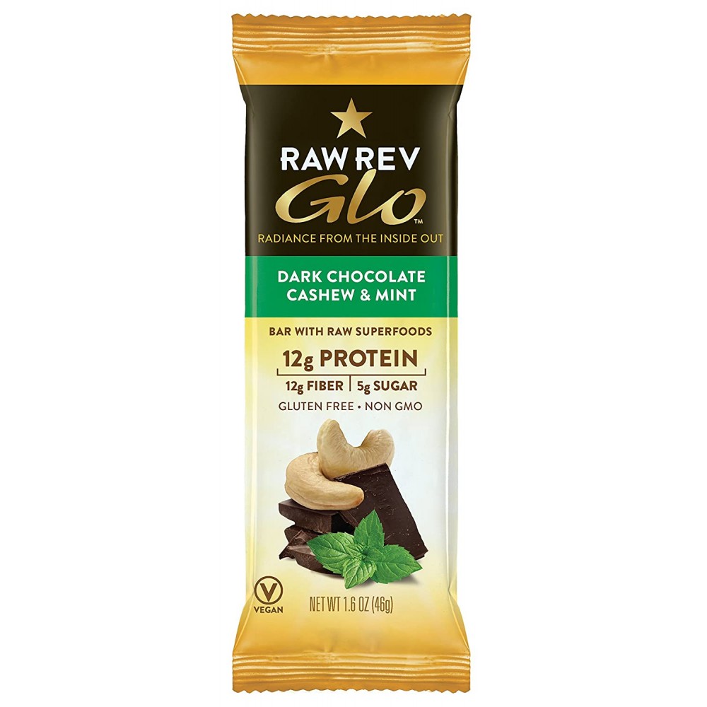 Raw Revolution Dark Chocolate Cashew & Mint (12X1.6 OZ)