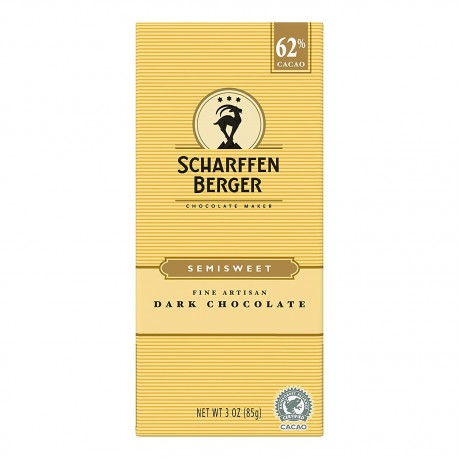 Scharffen Berger Semi Sweet Chocolate Bar (12x3OZ )