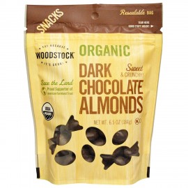 Woodstock Dark Chocolate Almonds (15x3.5 Oz)