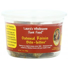 Laura's Wholesome Junk Food Bite-Lettes Oatmeal Raisin (6x7Oz)