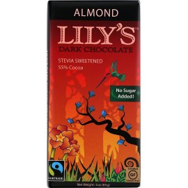 Lily's Almond Dark Chocolate (12x3 Oz)