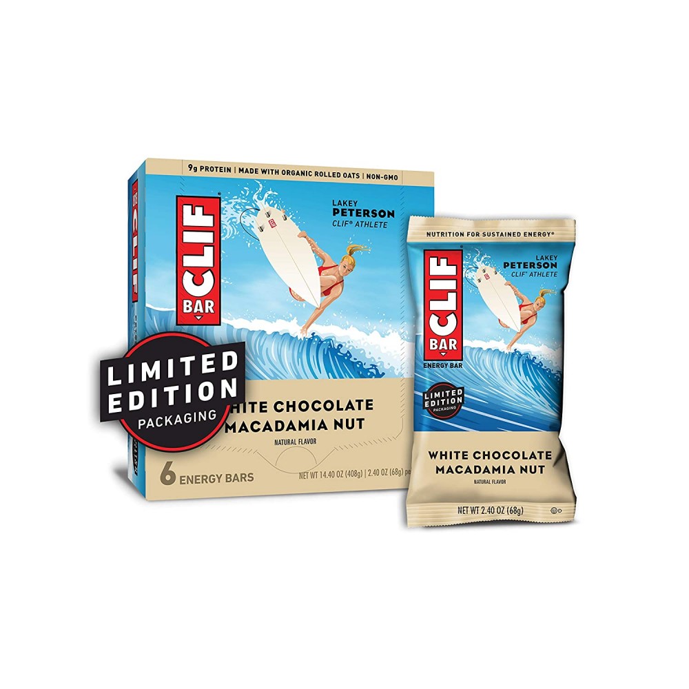 Clif Bars Organic White Chocolate Macadamia Nut (9x6Pack)