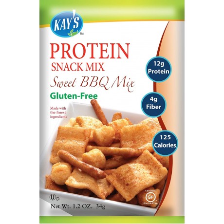 Kay's Naturals Protein Snack Mix Sweet Barbeque (6 Pack) 1.2 Oz