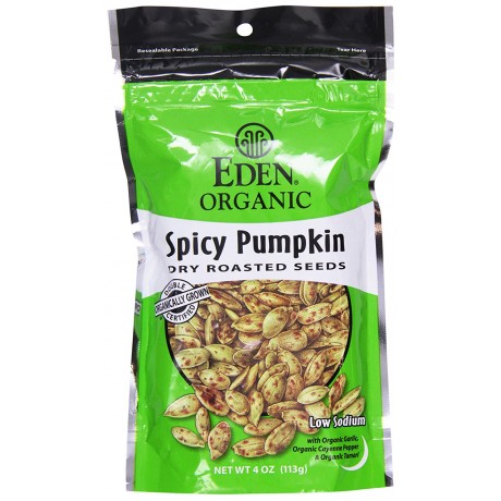 Eden Foods Spicy Pumpkins Seeds (15x4 Oz)