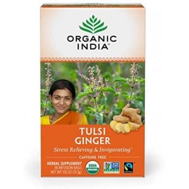 India Lemon Ginger Tulsi Tea (6x18 CT)