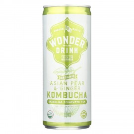 Kombucha Wonder Drink Asian Pear Ginger (24x8.4Oz)