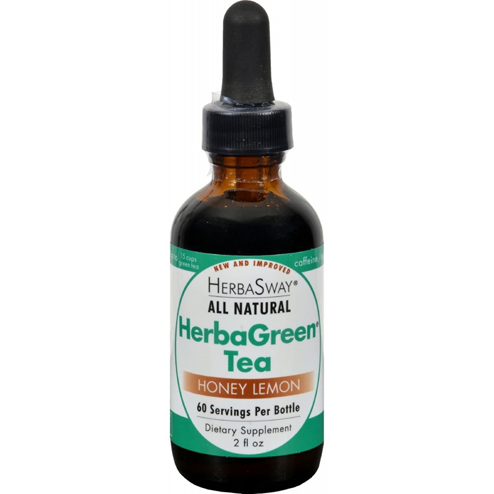 Herbasway Laboratories HerbaGreen Tea Honey Lemon 2 fl Oz