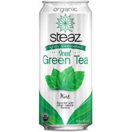 Steaz Energy Mint Iced Green Tea (12x16 Oz)