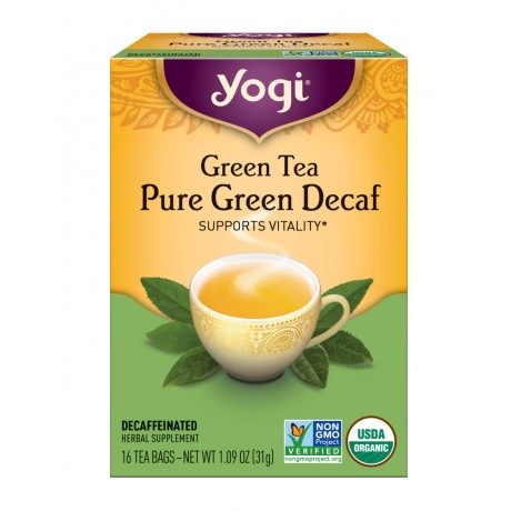 Yogi Simply Green Decaf Tea (1x16 Bag)