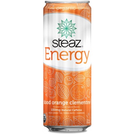 Steaz Organic Energy Orange (12x12 OZ)