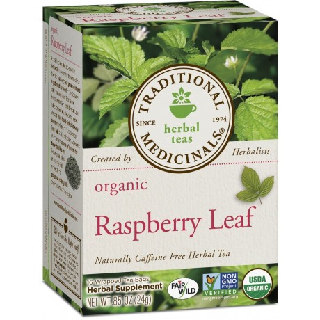 Traditional Medicinals Raspberry Leaf Tea (1x16 Bag)