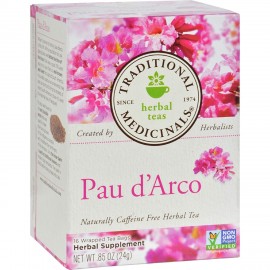 Traditional Medicinals Pau D'arco Herb Tea (6x16 Bag)