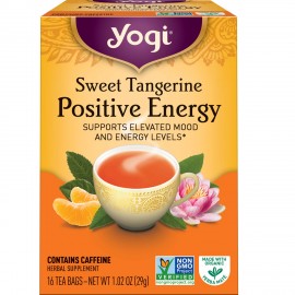 Yogi Teas Sweet Tangerine Positive Energy Tea (6x16 Bag) 