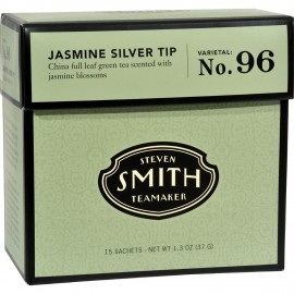 Smith Teamaker Green Tea Jasmine Silver Top 15 Bags