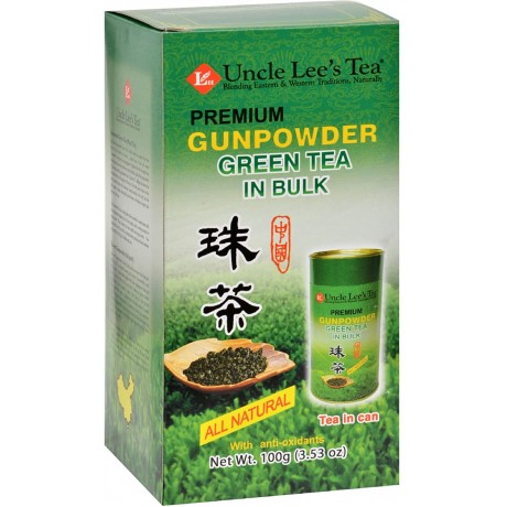 Uncle Lee's Premium Gunpowder Green Tea in Bulk 5.29 Oz