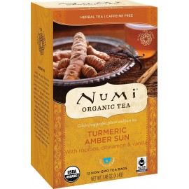 Numi Tea Amber Sun,Robois,Cinn,Vanilla (6x12 BAG)