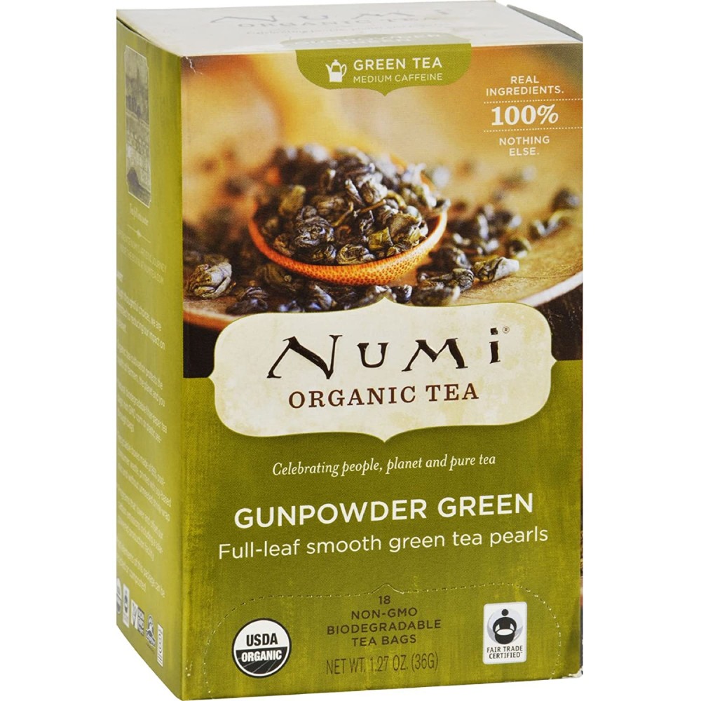 Numi Tea Gunpowder Green Tea (1x18 Bag)