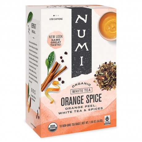 Numi Tea Orange Spice White Tea (6x16 Bag)