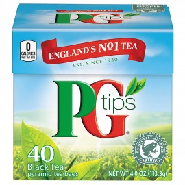 Pg Tips Pyramid Black Tea 40 Ct (6x4.4 Oz)