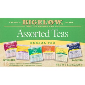 Bigelow 6 Assorted Herbal Teas (6x18 Bag )