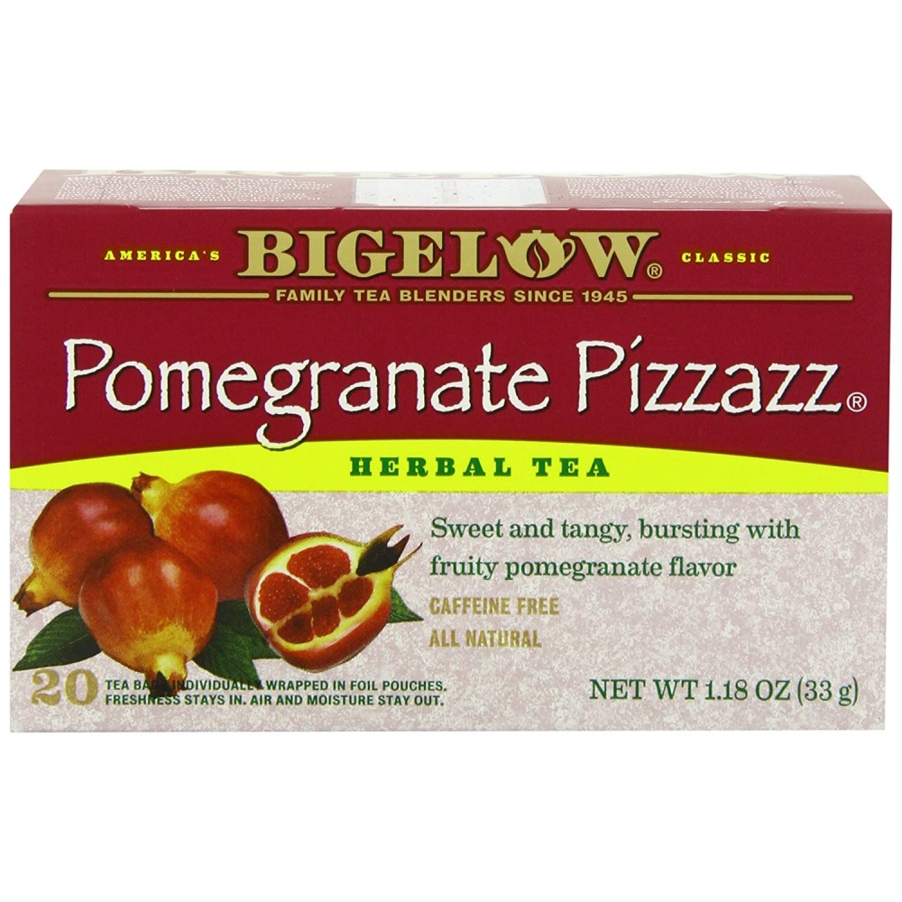 Bigelow Pomegranate Pizzazz Herbal Tea (6x20 Bag )