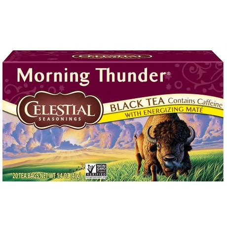 Celestial Seasonings Morning Thunder Herb Tea (1x20 Bag)