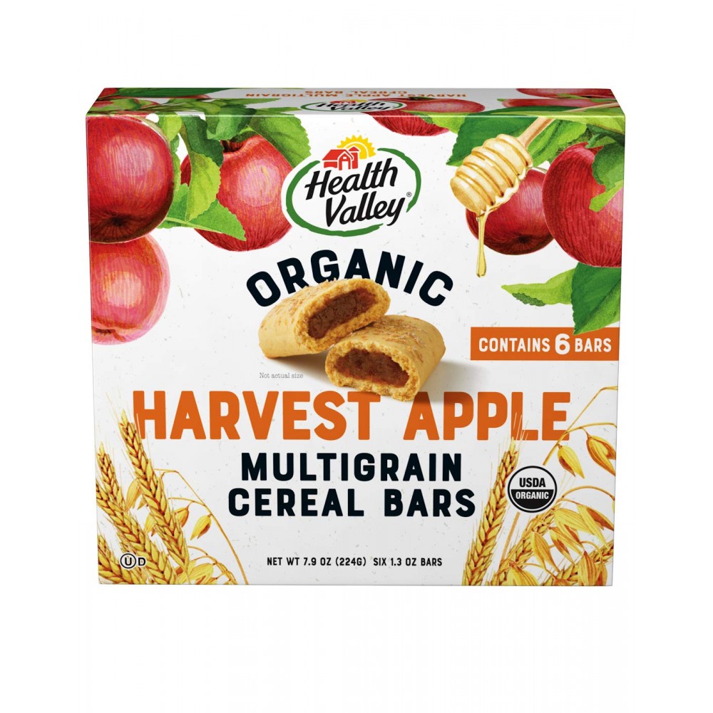 Health Valley Apple Cobbler Cereal Bar (6x7.9 Oz)