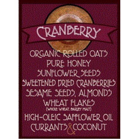 Oat Cuisine Cranberry Gourmet Granola (1x10 Lb)