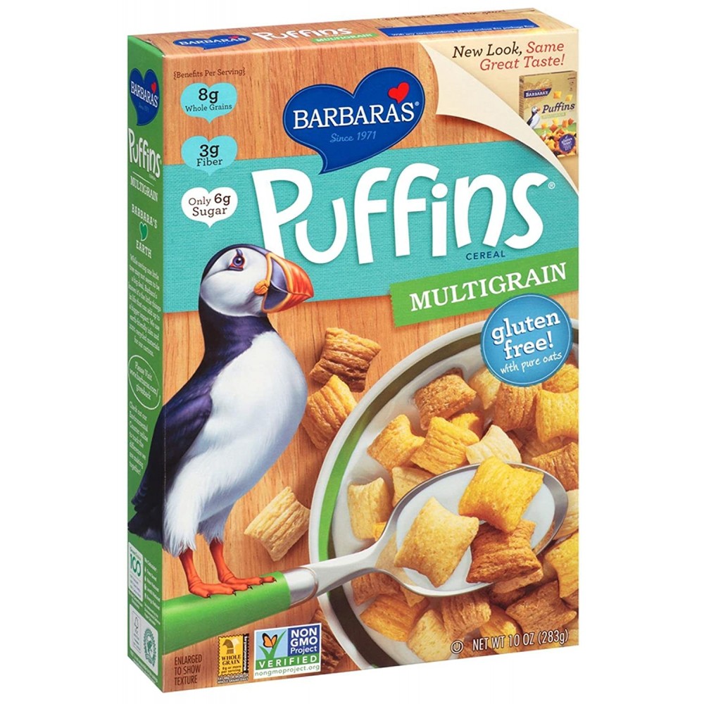 Barbara's Multigrain Puffin Cereal (12x10 Oz)