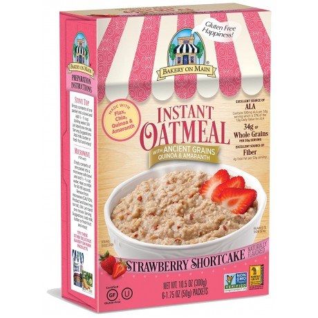 Bakery On Main Instant OatmealStrawberry Shortcake (6x10.5Oz)