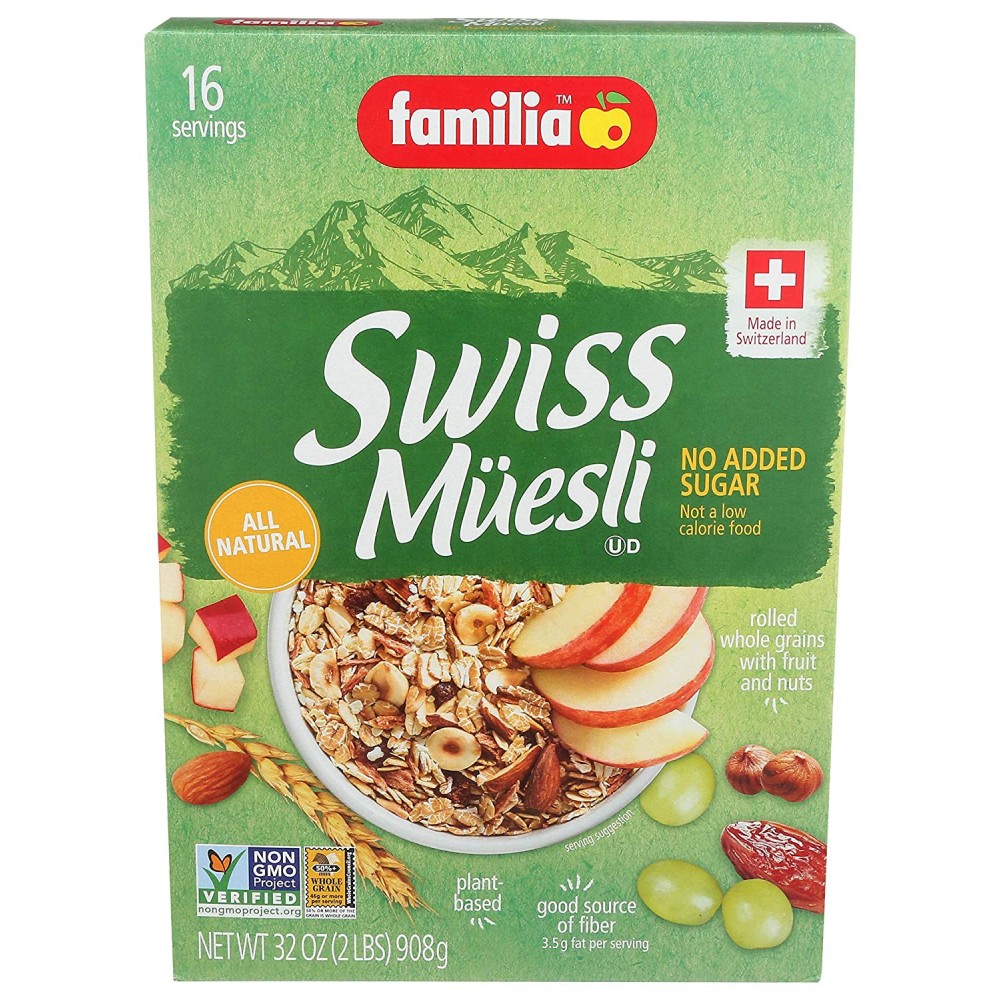 Familia Muesli Swiss Sugar Free (6x32 Oz)