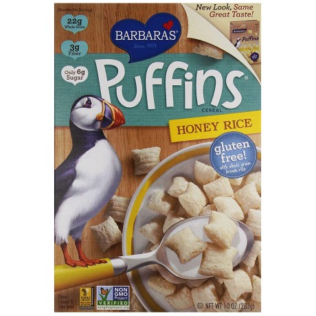 Barbara's Bakery Honey Rice Puffins (12x10OZ )