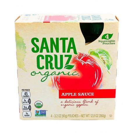 Santa Cruz Organic Applesauce Original (6X4 Ct)