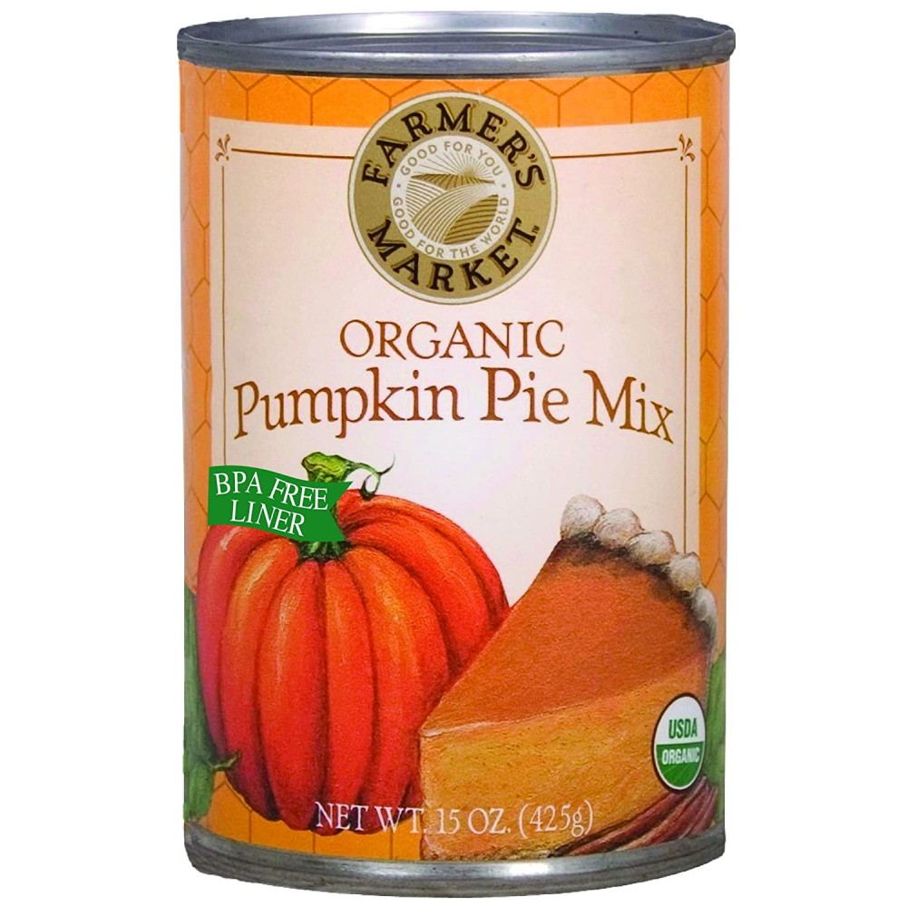 Farmer's Market Canned Pumpkin Pie Mix (12x15 Oz)